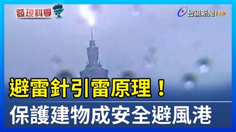 大樓避雷針|避雷針引雷原理！ 保護建物成安全避風港【發現科學】